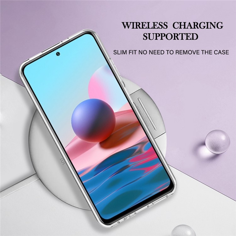 For Xiaomi Redmi Note 10S 4G / Redmi Note 10 4G / Poco M5s 4G YB IMD Series-16 Marble Pattern Phone Case Style E IMD 2.0mm TPU Electroplated Cover - Pink-8