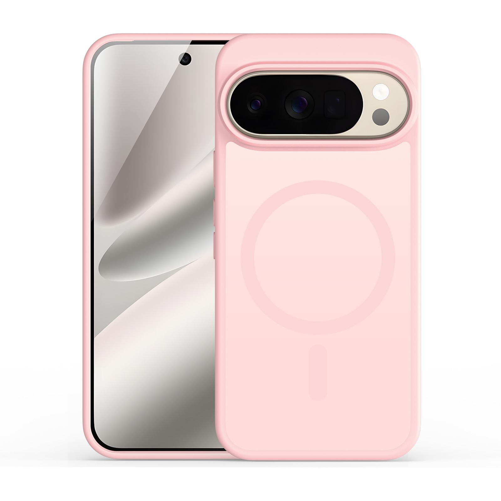 DUX DUCIS for Google Pixel 11 Pro / Google Pixel 10 Pro / Google Pixel 10 / Google Pixel 9 / Google Pixel 9 Pro / Google Pixel 11 Magnetic Case  Yind Series PC+TPU Phone Cover - Light Pink