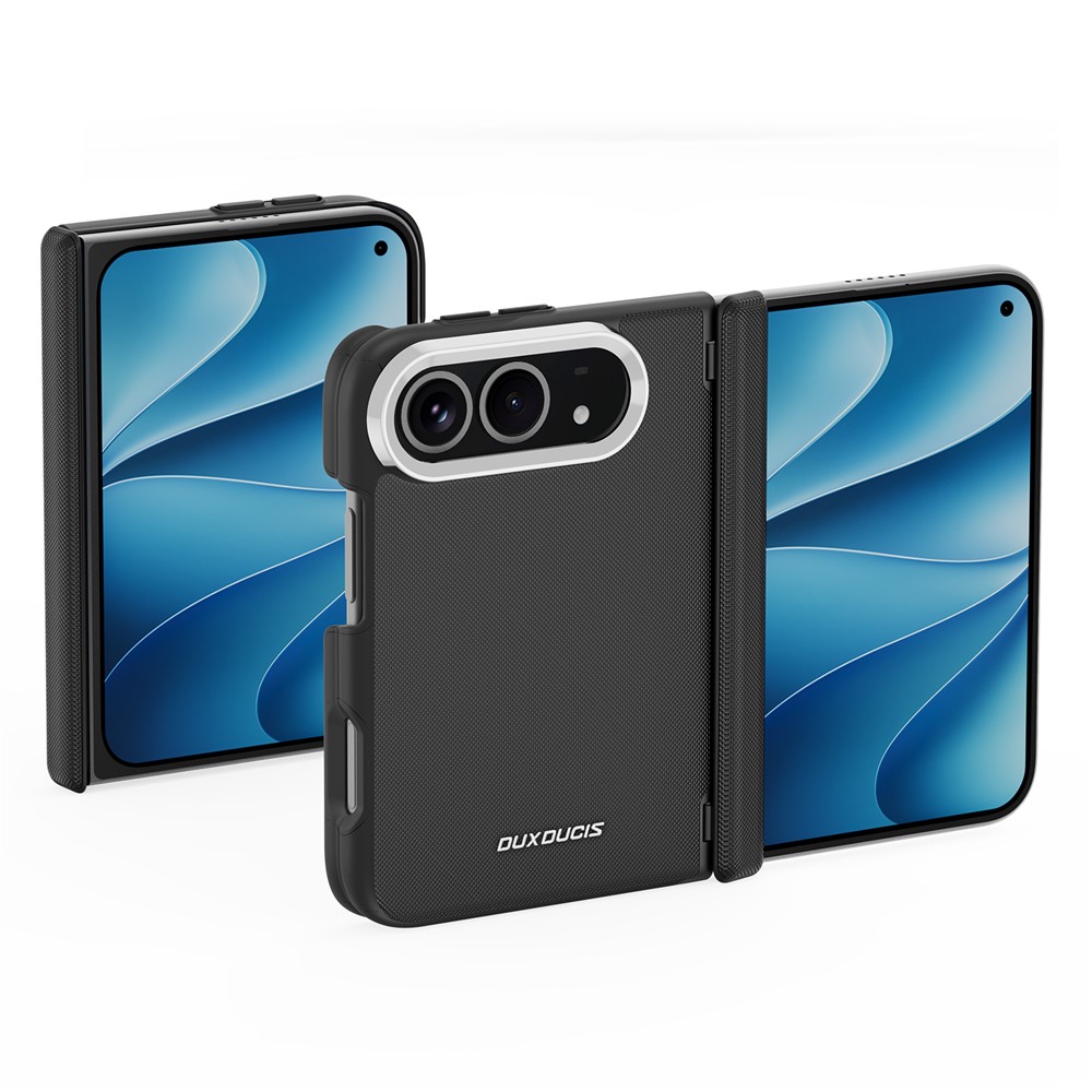 DUX DUCIS for iPhone Duo VYNE Series  Magnetic Case PU Leather + TPU Protective Cover - Black