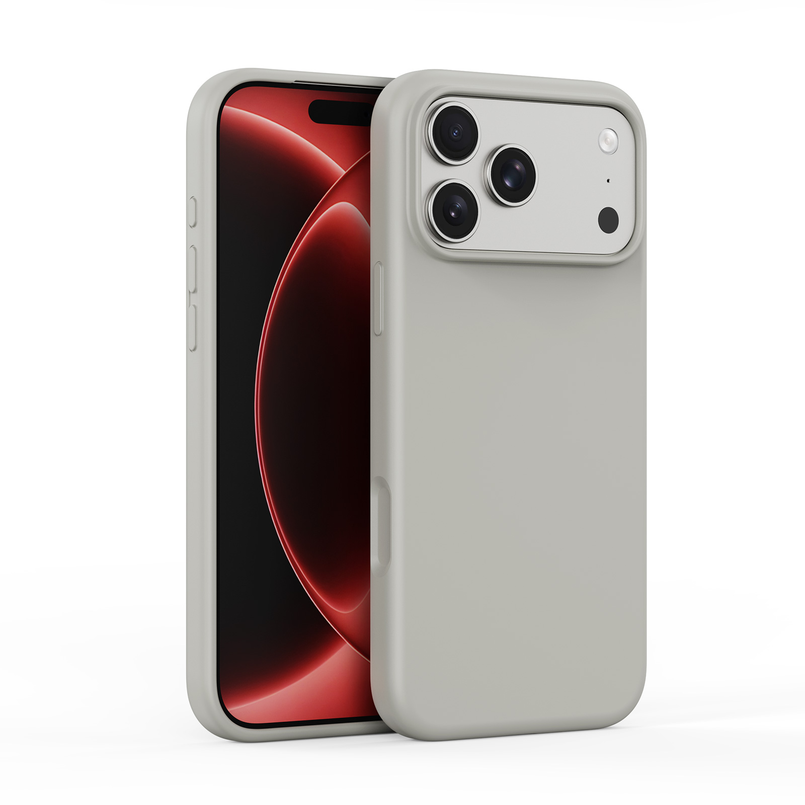 DUX DUCIS for iPhone 17 Pro / iPhone 18 Pro Piel Series Magnetic Case Liquid Silicone Shockproof Phone Cover - Beige