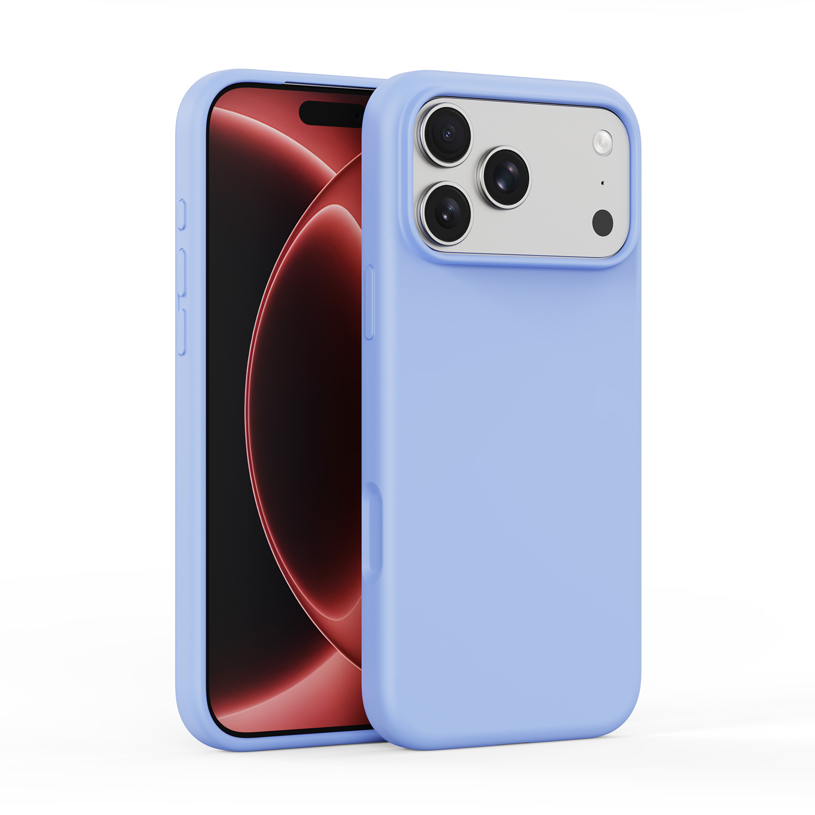 DUX DUCIS for iPhone 17 Pro / iPhone 18 Pro Piel Series Magnetic Case Liquid Silicone Shockproof Phone Cover - Light Blue