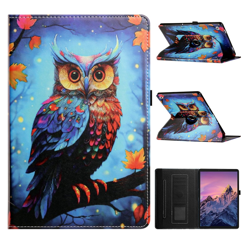 Tablet Case for iPad mini (2019) 7.9 inch / mini 4 / mini 3 / Mini 2 / Mini , Rotation Stand Pattern PU Leather + TPU Cover - Dazzling Eagle