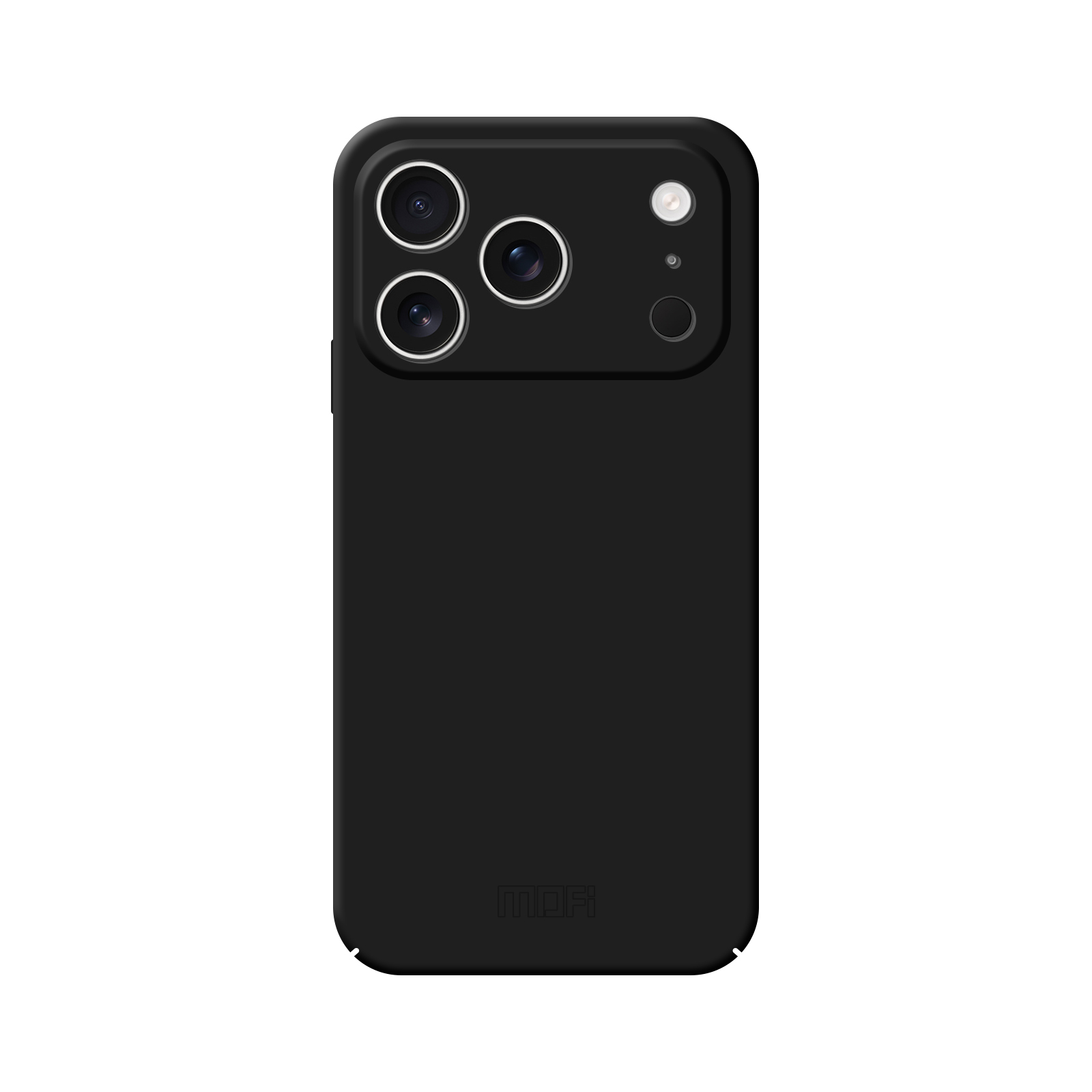 MOFI for iPhone 18 Pro Max JK Qin Series Phone Case Skin-Touch Matte Anti-fingerprint Back Cover - Black