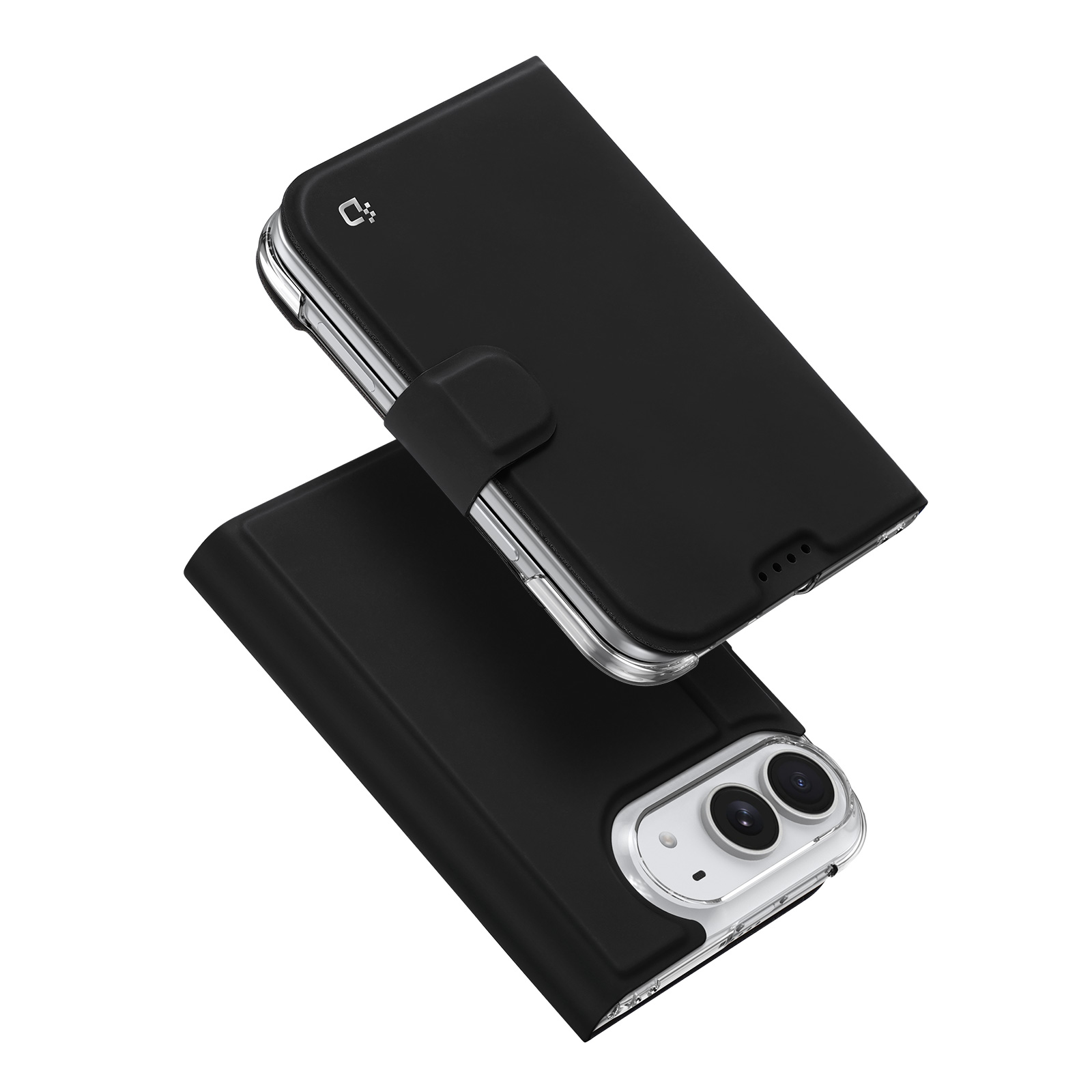 DUX DUCIS for iPhone Duo Skin Pro Series Case Leather Stand Cover Card Holder - Black