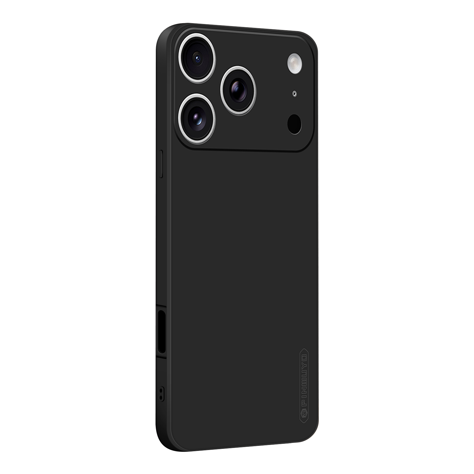 PINWUYO for iPhone 17 Pro Max / iPhone 18 Pro Max Phone Case  Soft Matte TPU Mobile Back Cover - Black