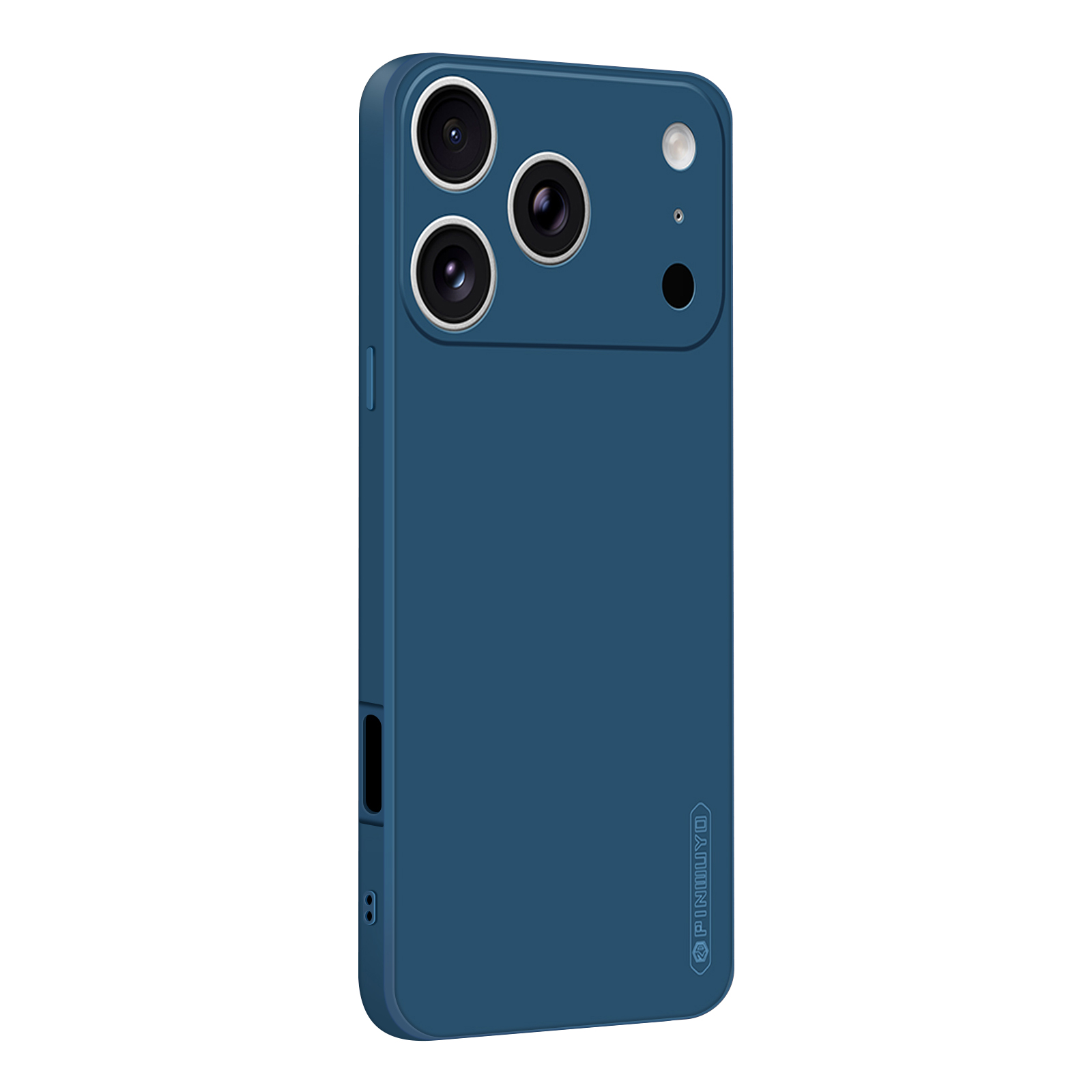 PINWUYO for iPhone 17 Pro Max / iPhone 18 Pro Max Phone Case Soft Matte TPU Mobile Back Cover - Blue