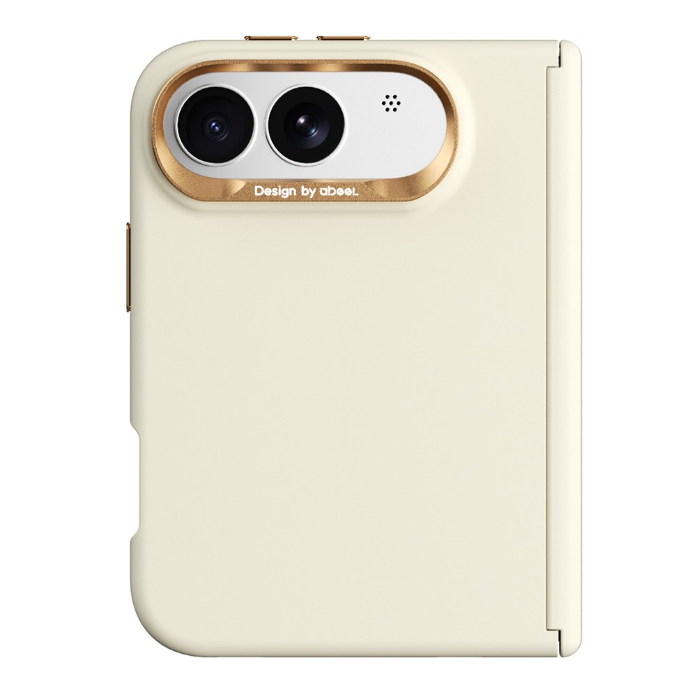 ABEEL For iPhone Duo Magnetic Case Liquid Silicone Skin Feel PC Phone Cover - Yellow