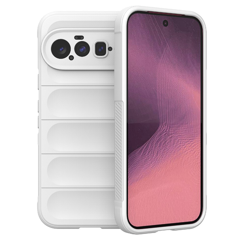 For Google Pixel 11 Phone Case Anti-Drop Soft TPU Rugged Back Cover - White