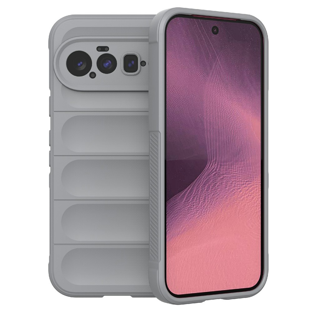 For Google Pixel 11 Phone Case Anti-Drop Soft TPU Rugged Back Cover - Light Grey