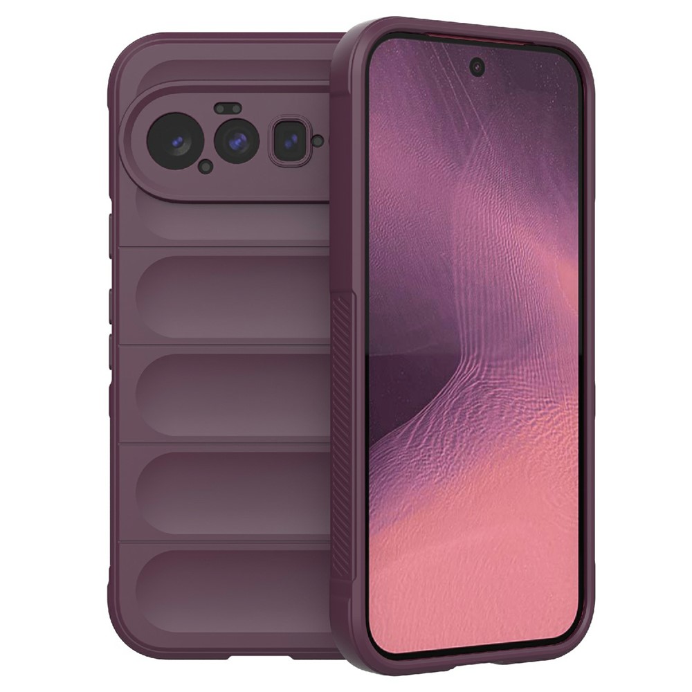 For Google Pixel 11 Phone Case Anti-Drop Soft TPU Rugged Back Cover - Wine Red