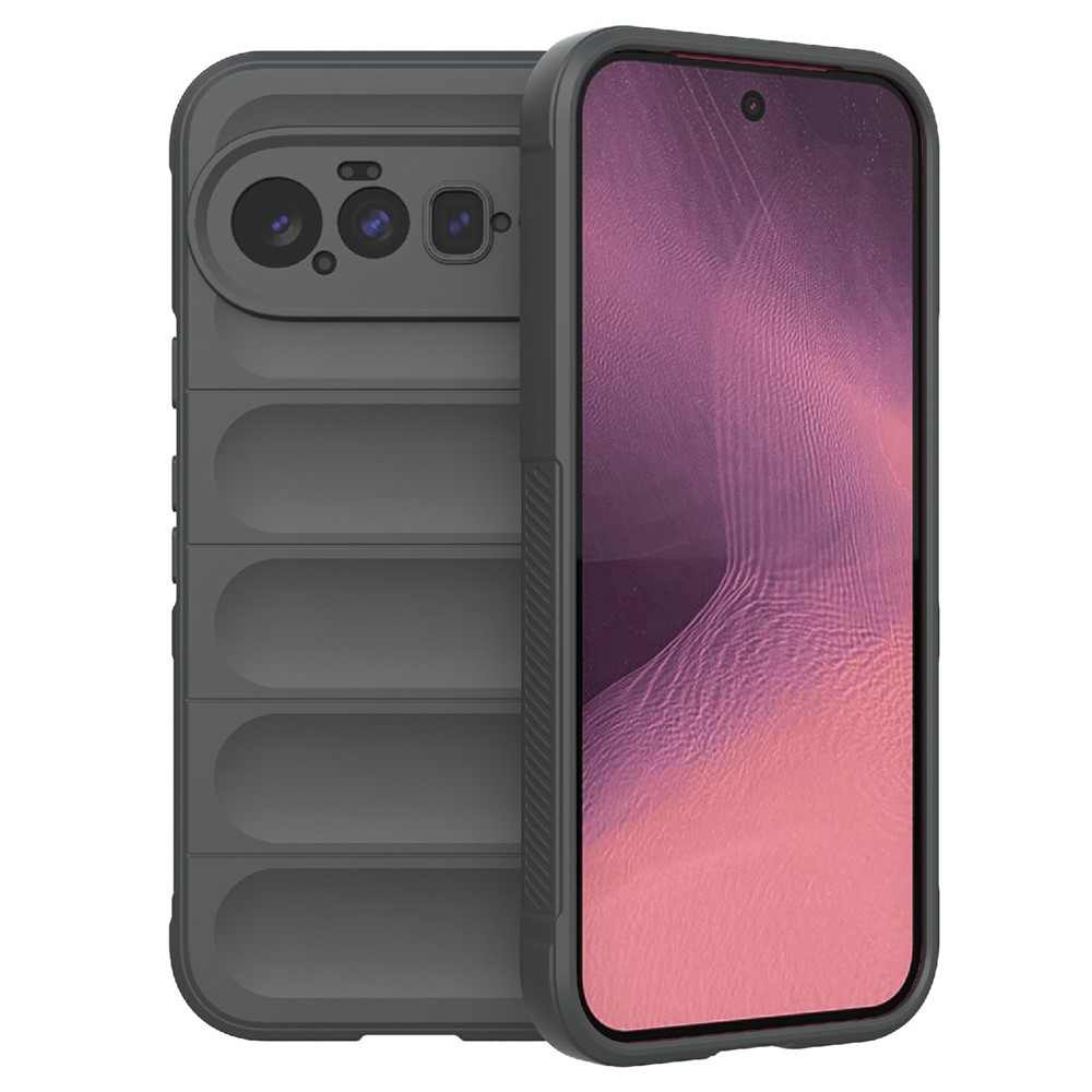 For Google Pixel 11 Phone Case Anti-Drop Soft TPU Rugged Back Cover - Dark Grey