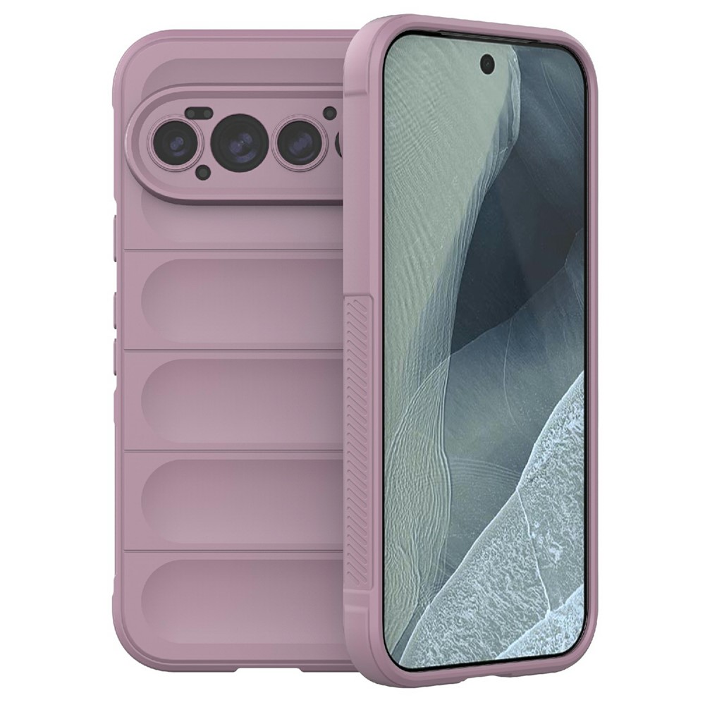 For Google Pixel 11 Pro Phone Case Anti-Drop Soft TPU Rugged Back Cover - Light Purple