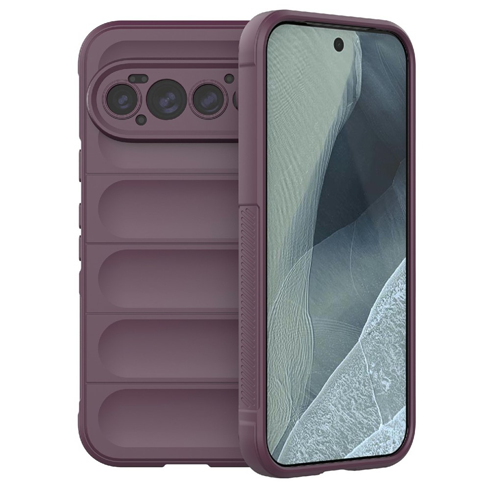 For Google Pixel 11 Pro Phone Case Anti-Drop Soft TPU Rugged Back Cover - Wine Red
