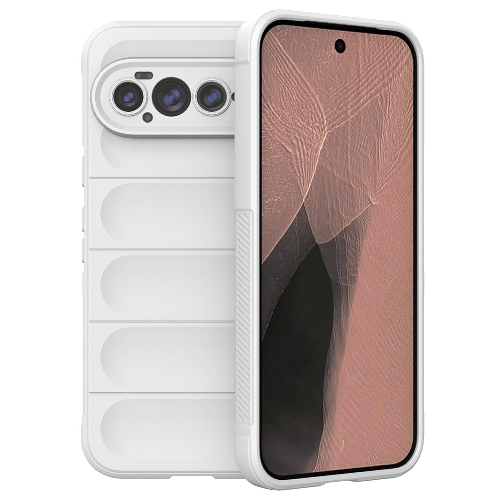 For Google Pixel 11 Pro XL Phone Case Anti-Drop Soft TPU Rugged Back Cover - White