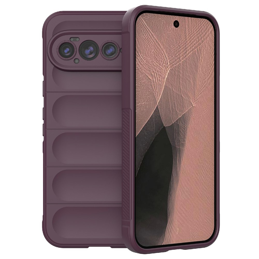 For Google Pixel 11 Pro XL Phone Case Anti-Drop Soft TPU Rugged Back Cover - Wine Red