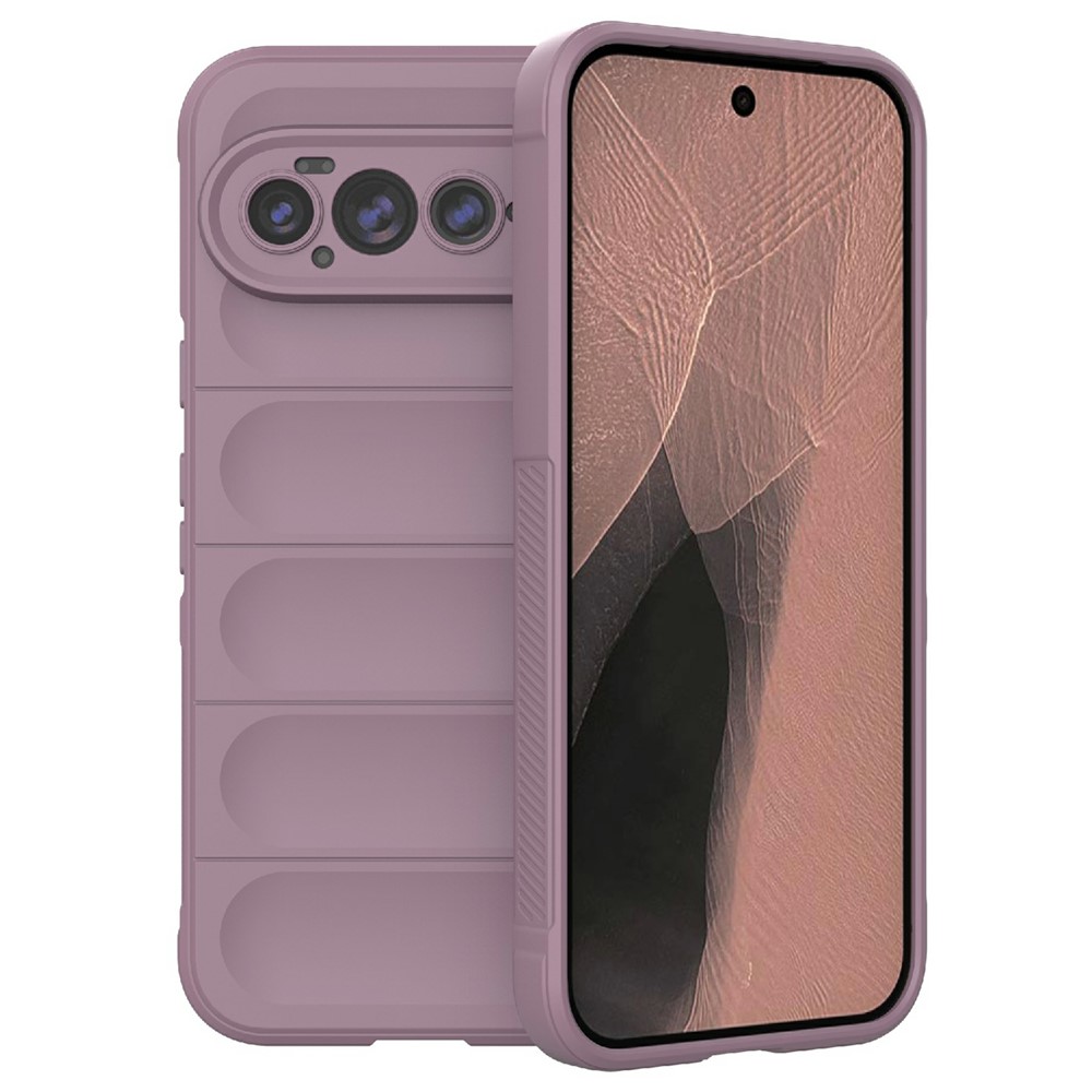 For Google Pixel 11 Pro XL Phone Case Anti-Drop Soft TPU Rugged Back Cover - Light Purple