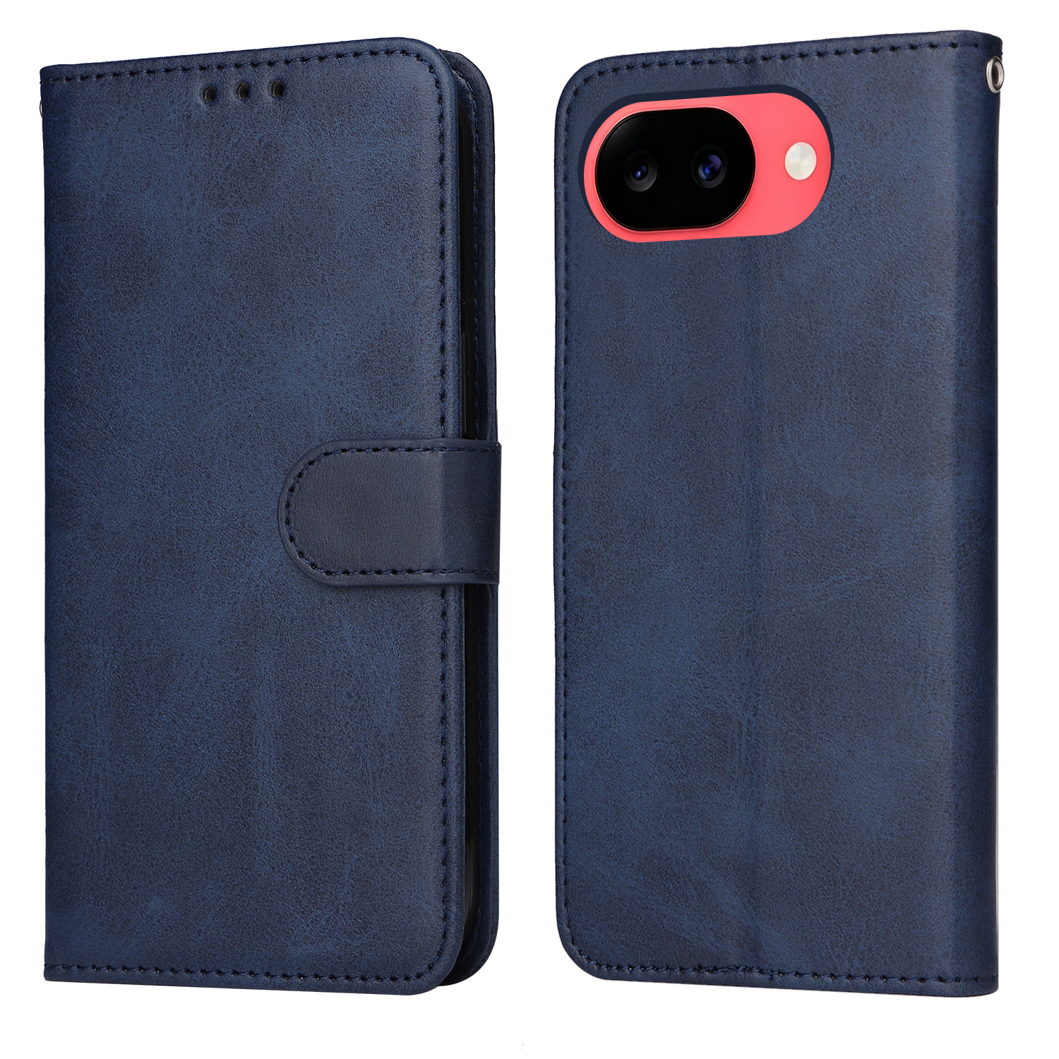 For Google Pixel 11a Case Wallet PU Leather Folio Flip Phone Cover - Blue
