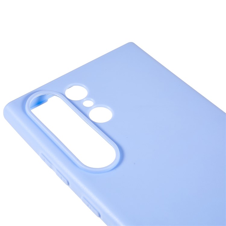 Pour Samsung Galaxy S23 Ultra Matte TPU Téléphone Tpus Couverture Flexible Flexible Apport - Violet Clair-7