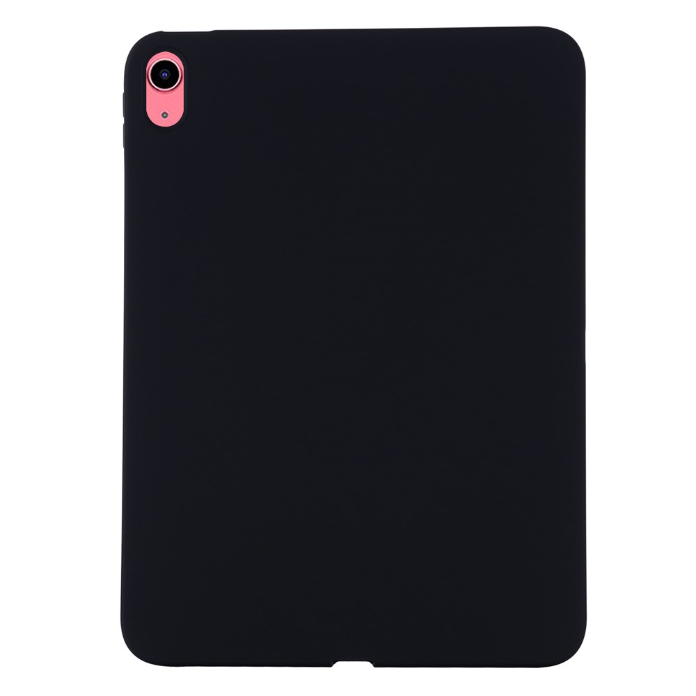 Anti-Drop Tablet Cover For iPad (2025) / 10.9 (2022) Liquid Silicone Protective Non-Slip Tablet Case - Black