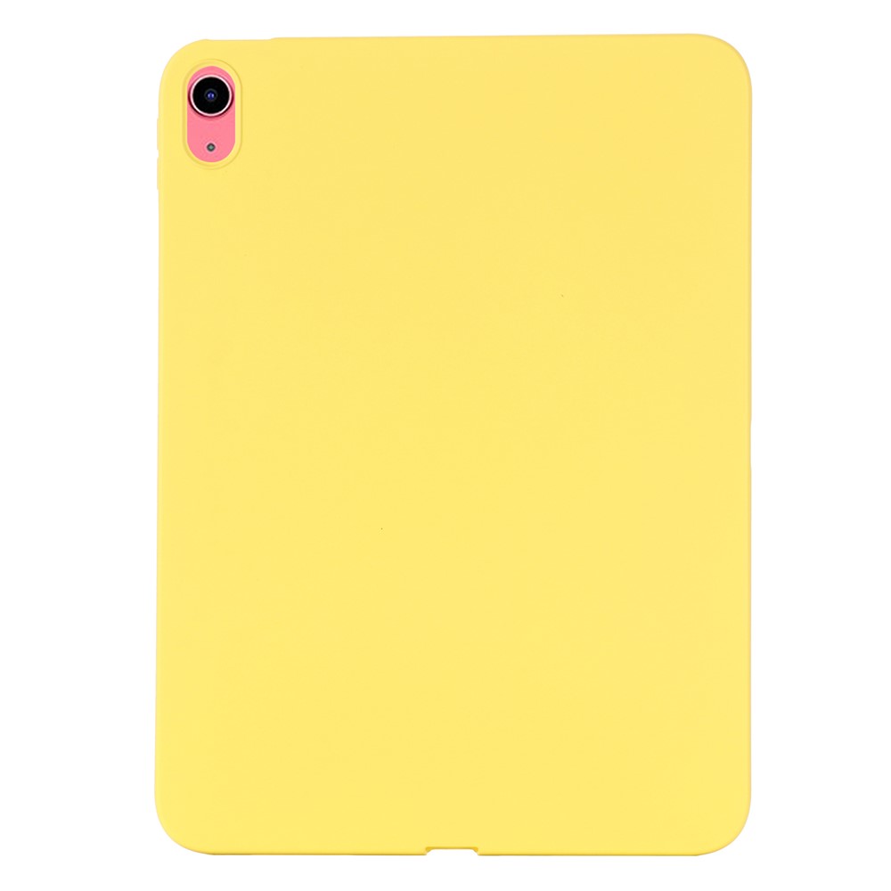 Anti-Drop Tablet Cover For iPad (2025) / 10.9 (2022) Liquid Silicone Protective Non-Slip Tablet Case - Yellow