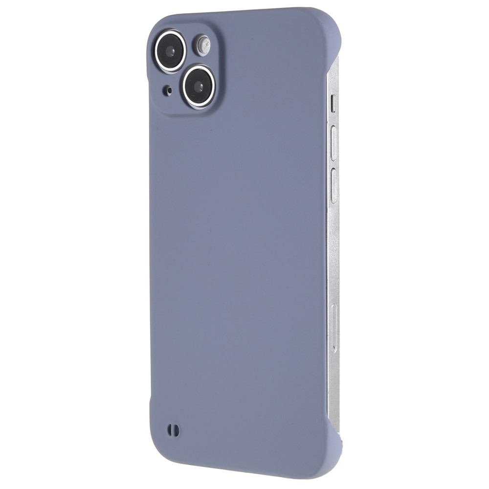 For iPhone 13 mini 5.4 inch Frameless Hard PC Phone Case Skin-touch Protective Cover - Lavender Grey