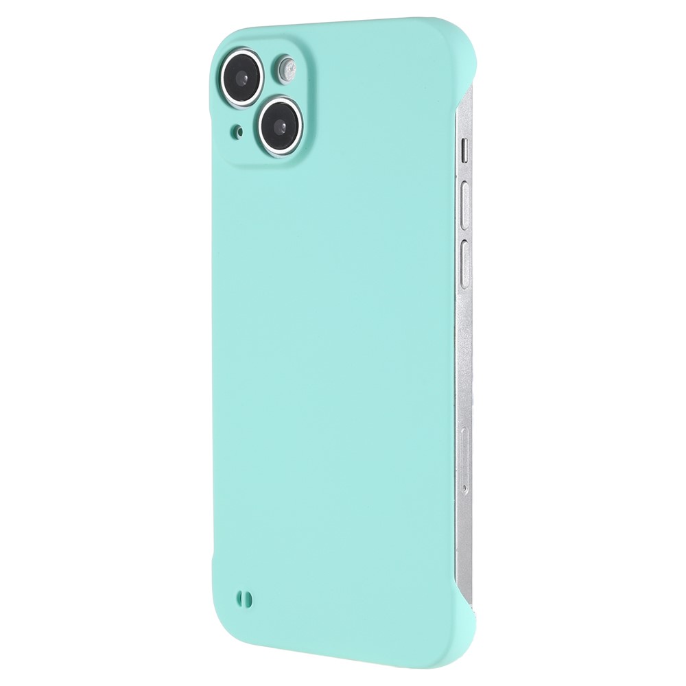 For iPhone 13 mini 5.4 inch Frameless Hard PC Phone Case Skin-touch Protective Cover - Light Cyan