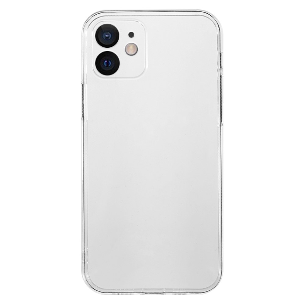 For iPhone 12 6.1 inch Transparent Phone Case 1.5mm Thickening TPU Fall Prevention Protective Cover