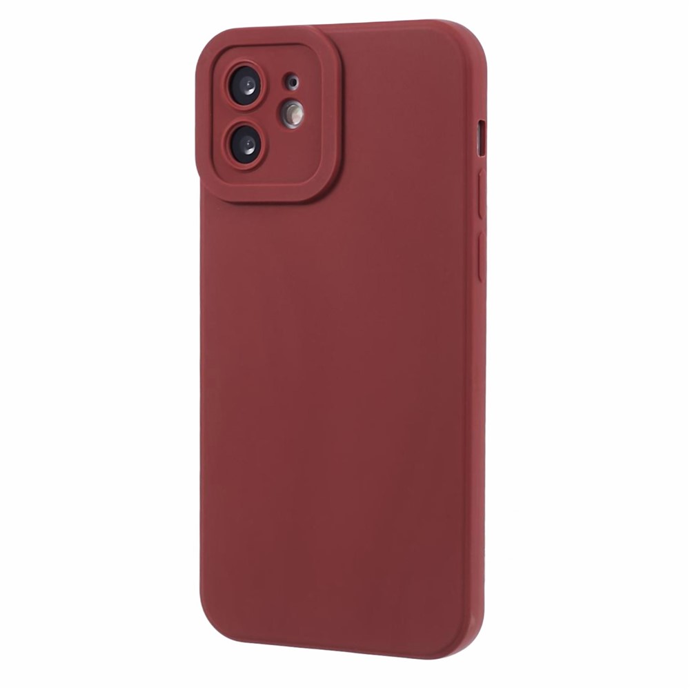 YX Series For iPhone 11 Case Matte TPU Phone Cover (Precise Cutout) - Wine Red