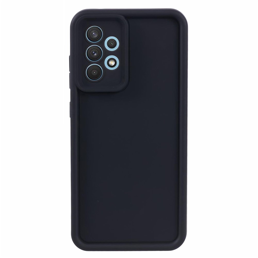 For Samsung Galaxy A32 4G (EU Version) Case Anti-scratch Matte TPU Phone Cover - Black