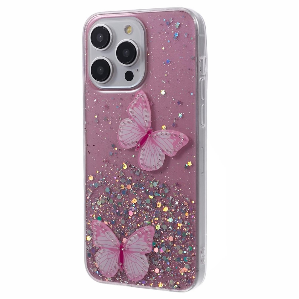 AW Series For iPhone 12 6.1 inch / 12 Pro 6.1 inch Case TPU+PVC Big Rear Lens Hole Phone Protective Shell - Pink