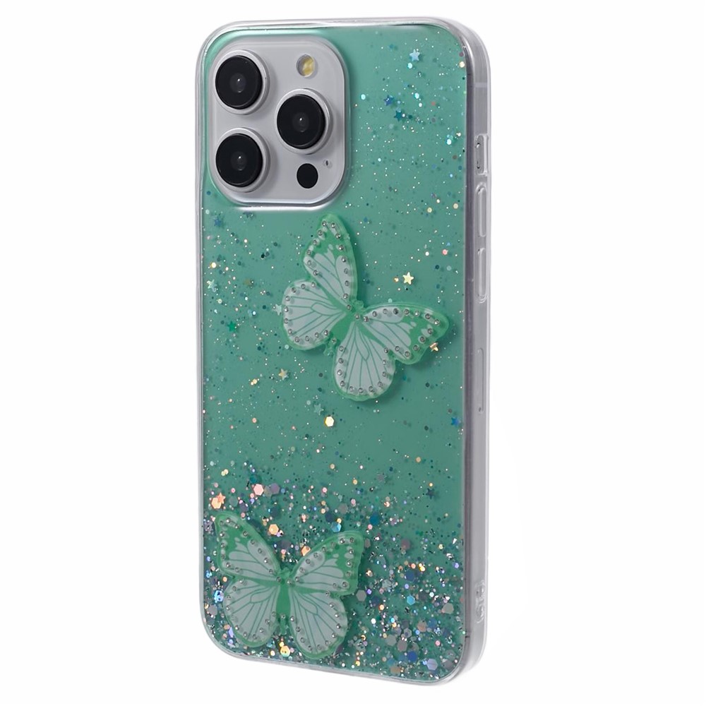 AW Series For iPhone 12 6.1 inch / 12 Pro 6.1 inch Case TPU+PVC Big Rear Lens Hole Phone Protective Shell - Green