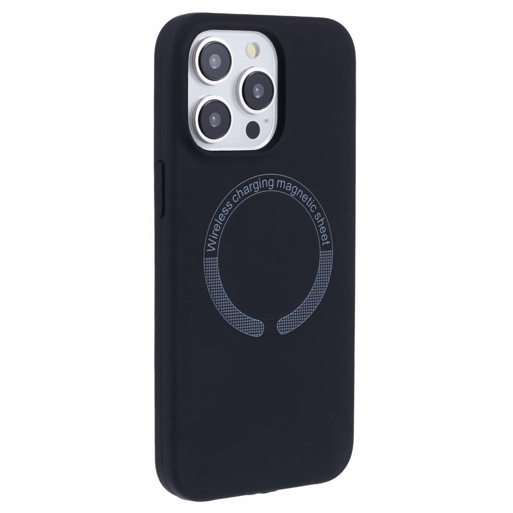 BJT Series Case for iPhone 12 Pro 6.1 inch / 12 6.1 inch Shell TPU+Silicone Cover Compatible with MagSafe - Black