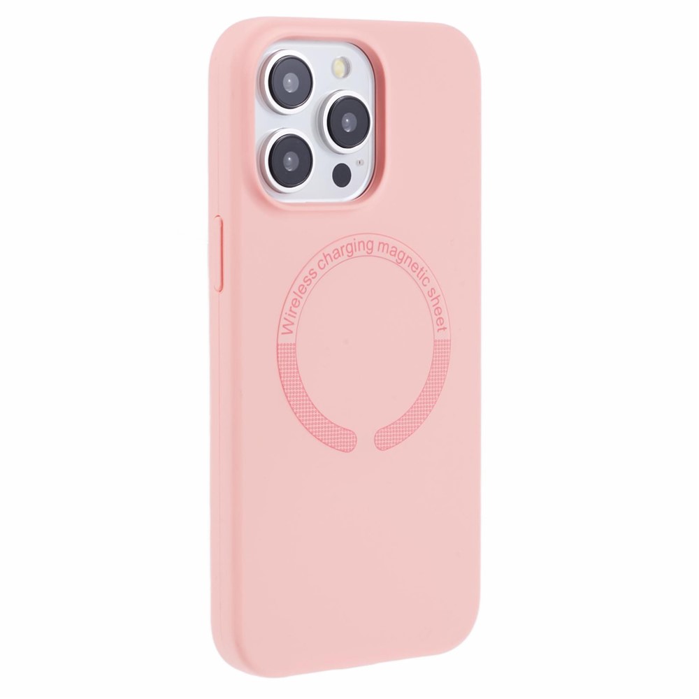 BJT Series Case for iPhone 12 Pro 6.1 inch / 12 6.1 inch Shell TPU+Silicone Cover Compatible with MagSafe - Pink