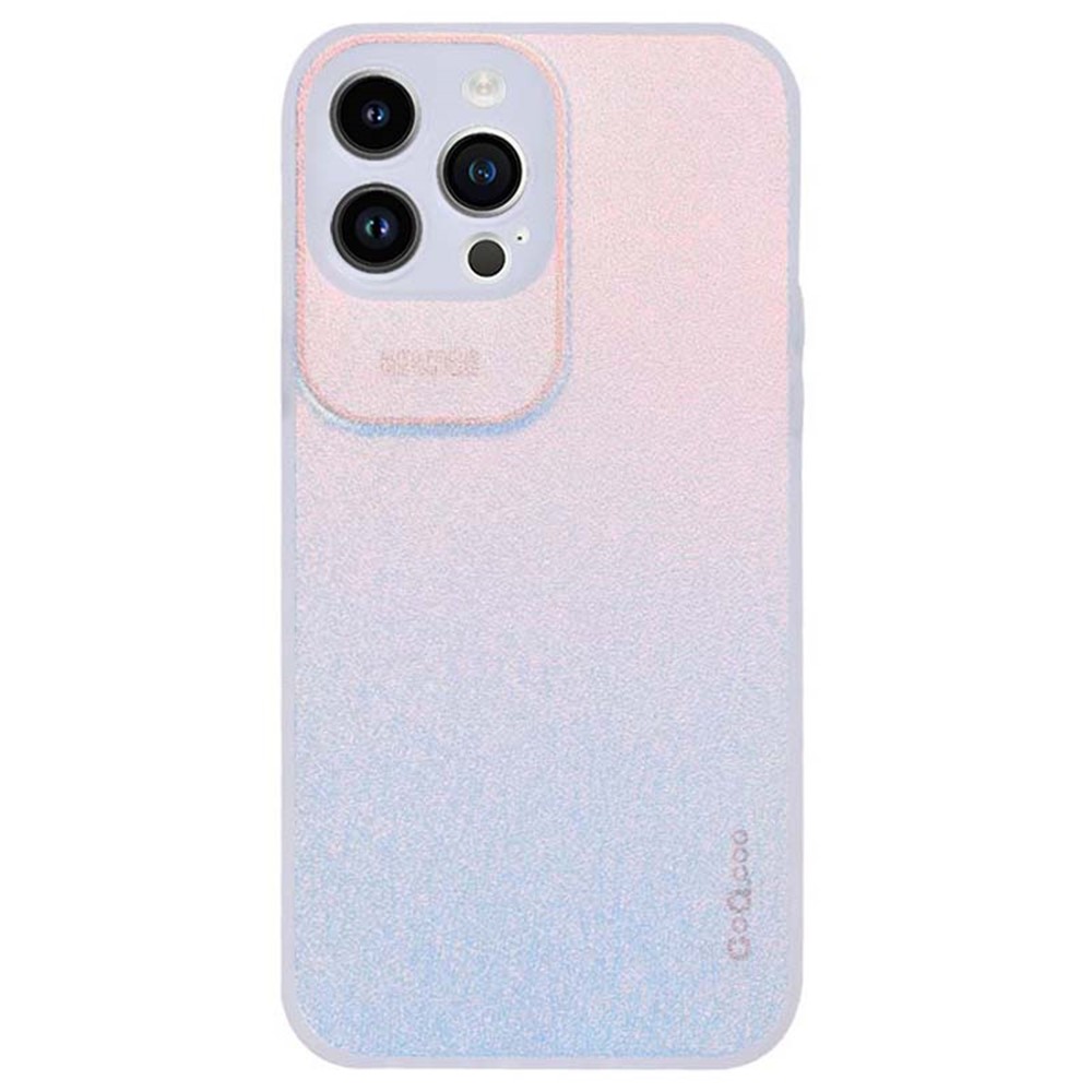 Q.COO Aurora Series for iPhone 12 Pro Phone Case Anti-drop TPU+PET Hybrid Cover - Transparent White