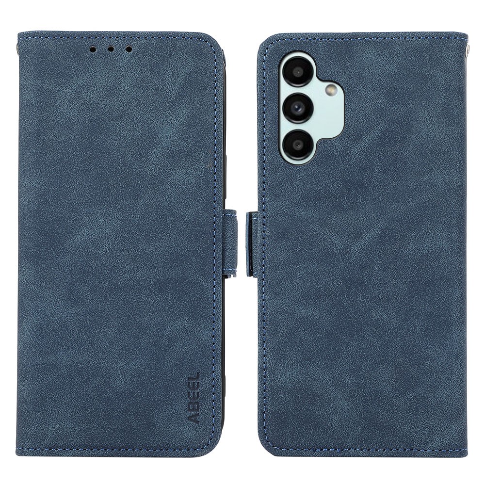 ABEEL For Samsung Galaxy A13 5G / A04s 4G (164.7mm) Case RFID Blocking Leather Phone Cover - Blue