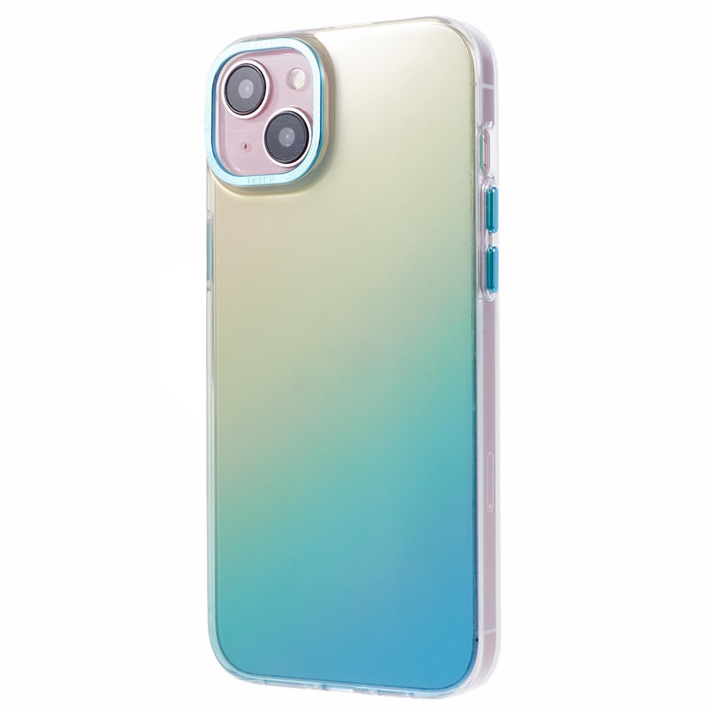 TGVI'S Grace Series For iPhone 14 Plus Cell Phone Case TPU Colorful Design Back Cover - Beach Gold