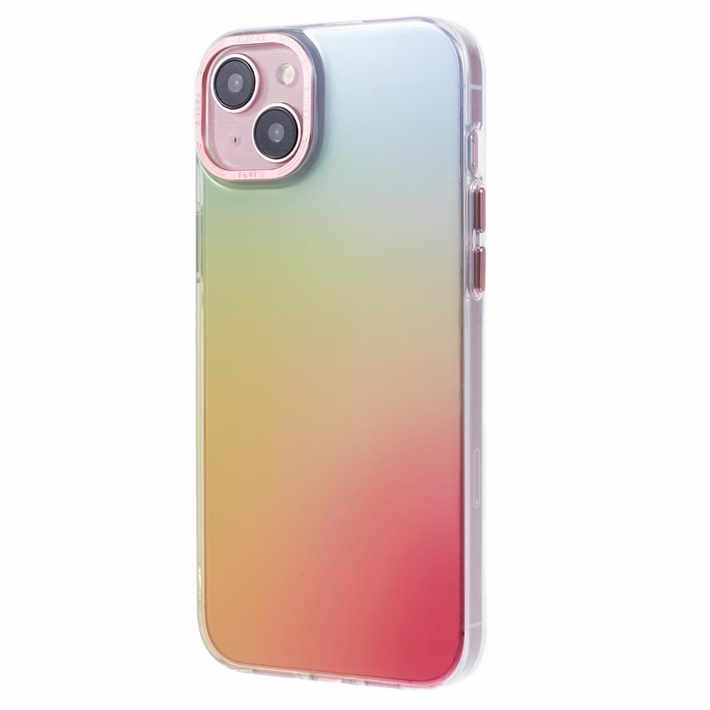 TGVI'S Grace Series For iPhone 14 Plus Cell Phone Case TPU Colorful Design Back Cover - Colorful Blue