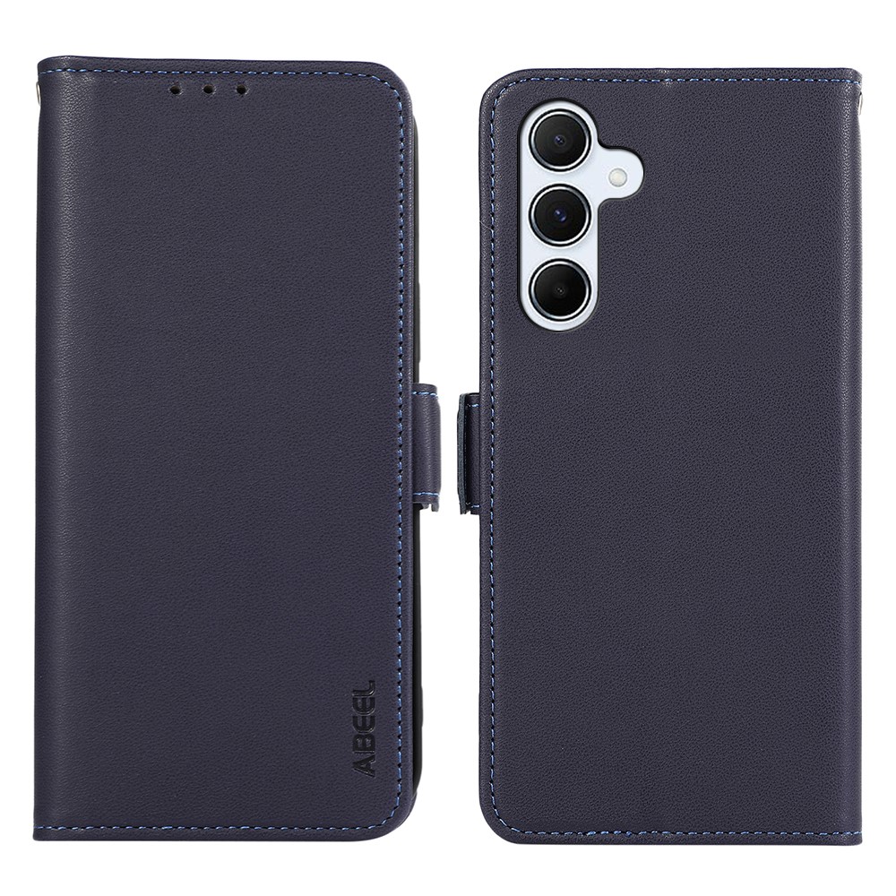 ABEEL For Samsung Galaxy A04s 4G (164.7mm) / A13 5G Case Leather RFID Blocking Phone Cover - Blue