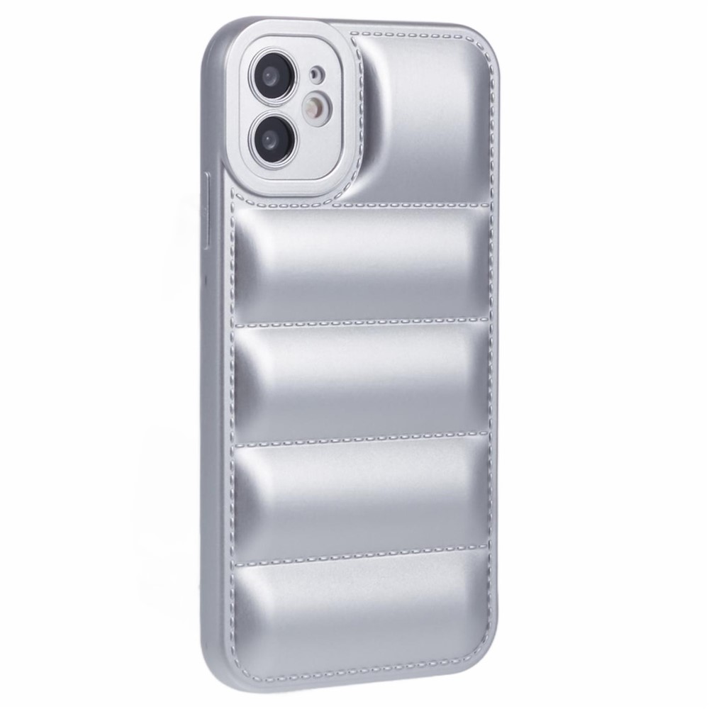 JTW Series TPU Case for iPhone 11 Shell Shock-absorbing Down Jacket Phone Cover - Silver