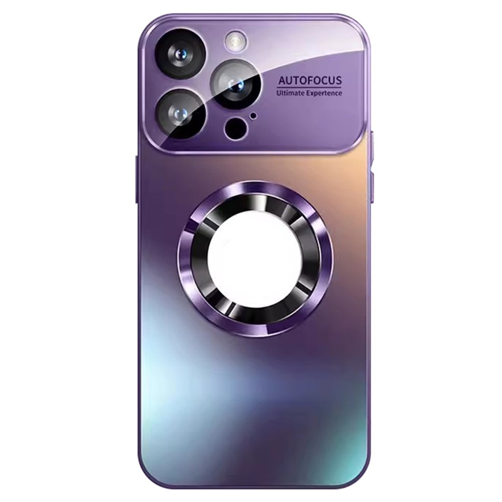 For iPhone 13 Pro Max Case Slim PC Phone Cover Compatible with MagSafe - Dark Purple