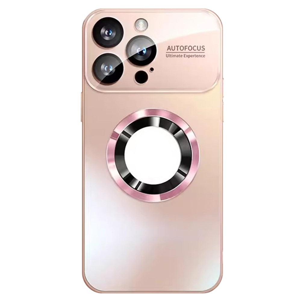 For iPhone 13 Pro Max Case Slim PC Phone Cover Compatible with MagSafe - Pink