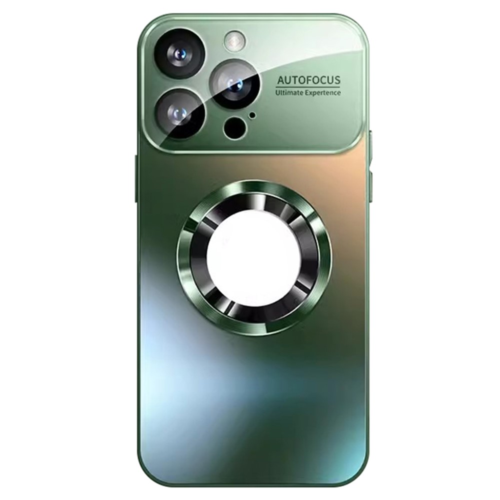 For iPhone 13 Pro Max Case Slim PC Phone Cover Compatible with MagSafe - Dark Green