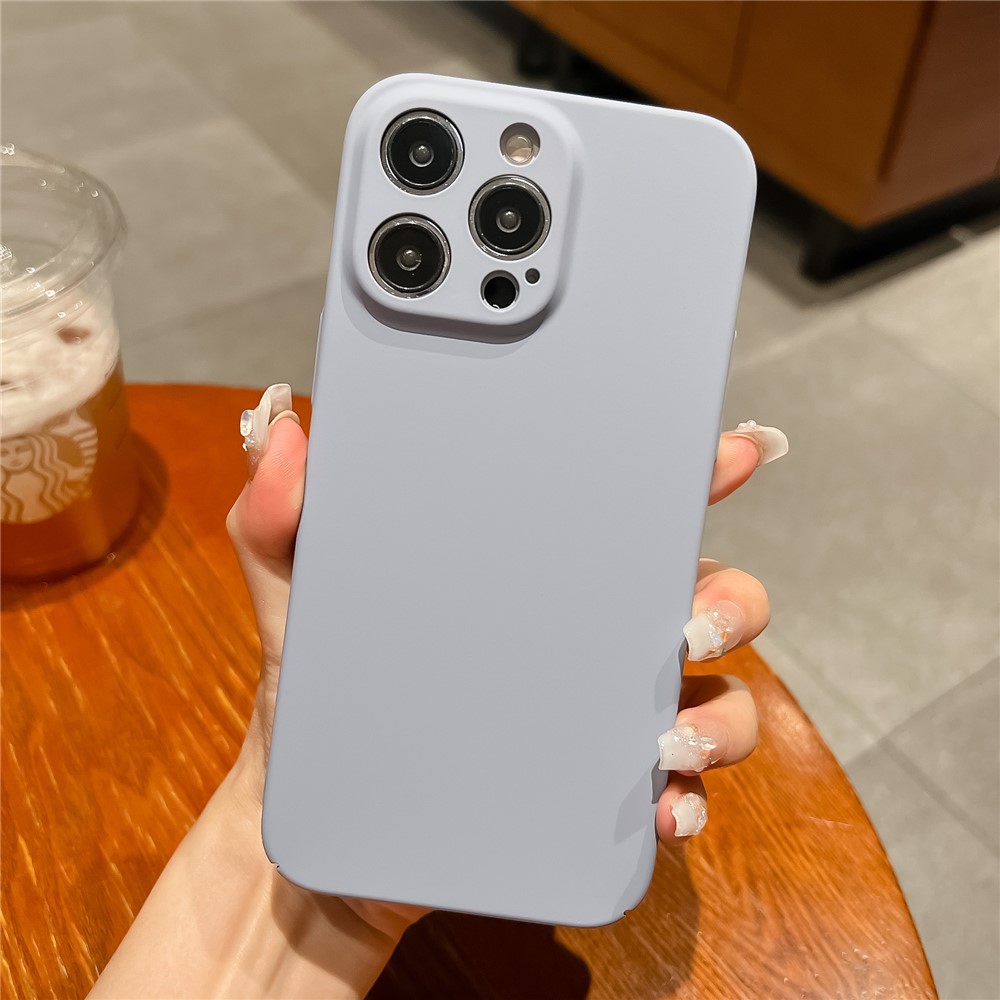 For iPhone 13 Pro Max Case Hard PC Rubberized Phone Cover Skin-Touch Feeling Phone Protector - Grey