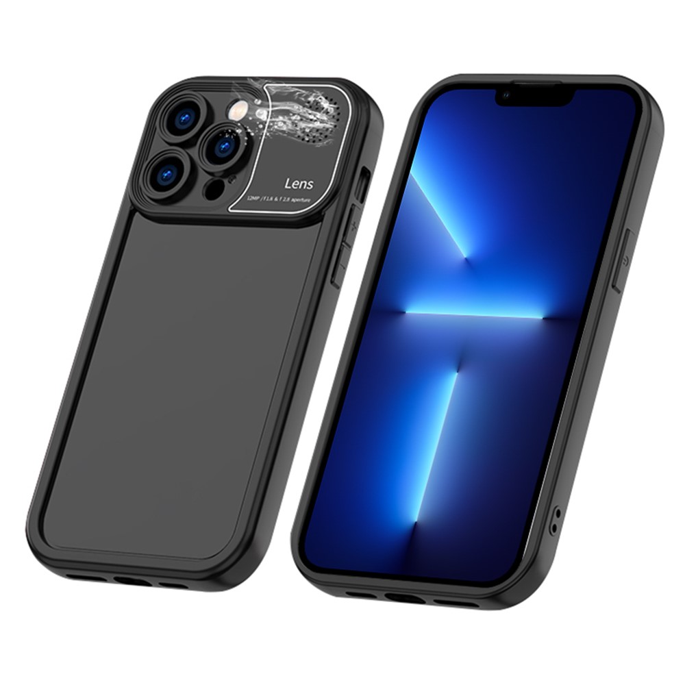 For iPhone 13 Pro Cover Anti-scratch Silicone Phone Shell with Aromatherapy Tablet - Black