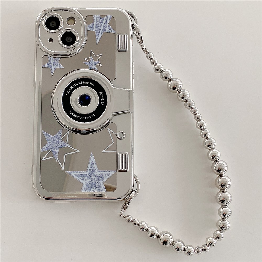For iPhone 14 Cases Camera Shaped Electroplating TPU Phone Cover Mobile Accessories Wholesale - Stars