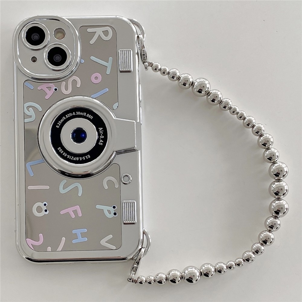 For iPhone 14 Electroplating Cases Soft TPU Phone Shell English Letter Printing