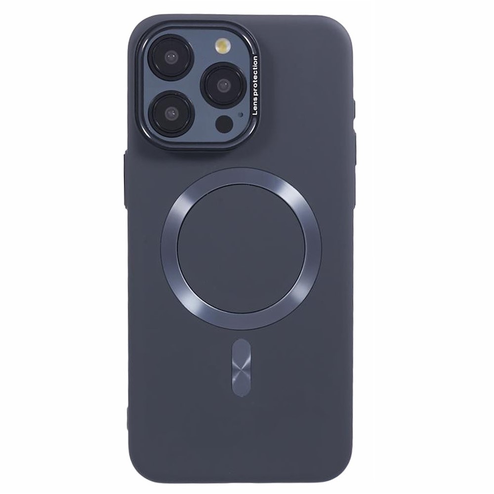 MMKK Series for iPhone 12 / 12 Pro Magnetic Case Rubberized Hard Plastic Defender Cover - Grey