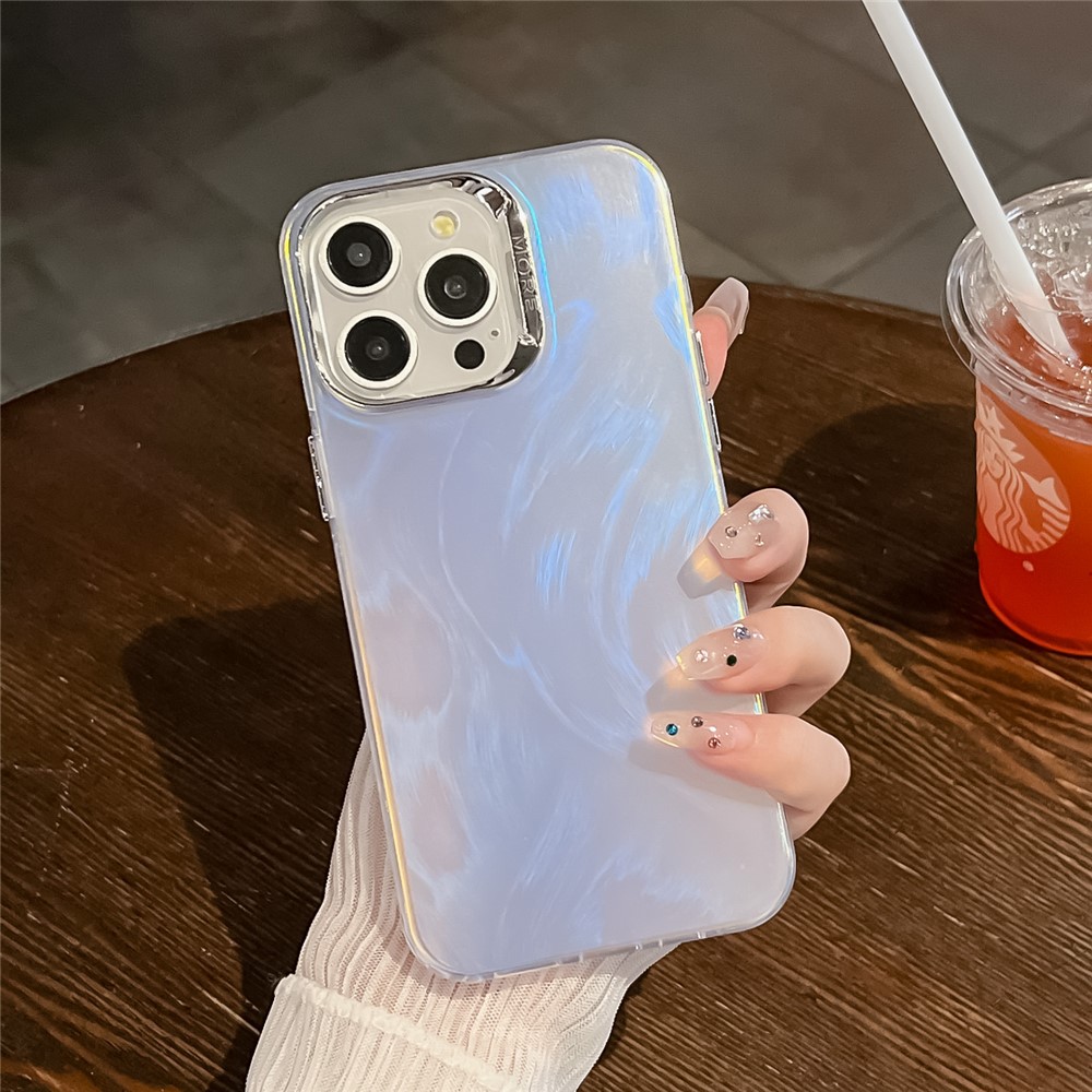 Phone Case for iPhone 13 Pro Wholesale Mobile Accessories IMD Laser Texture Anti-Drop Silicone+PC Cover - AK3