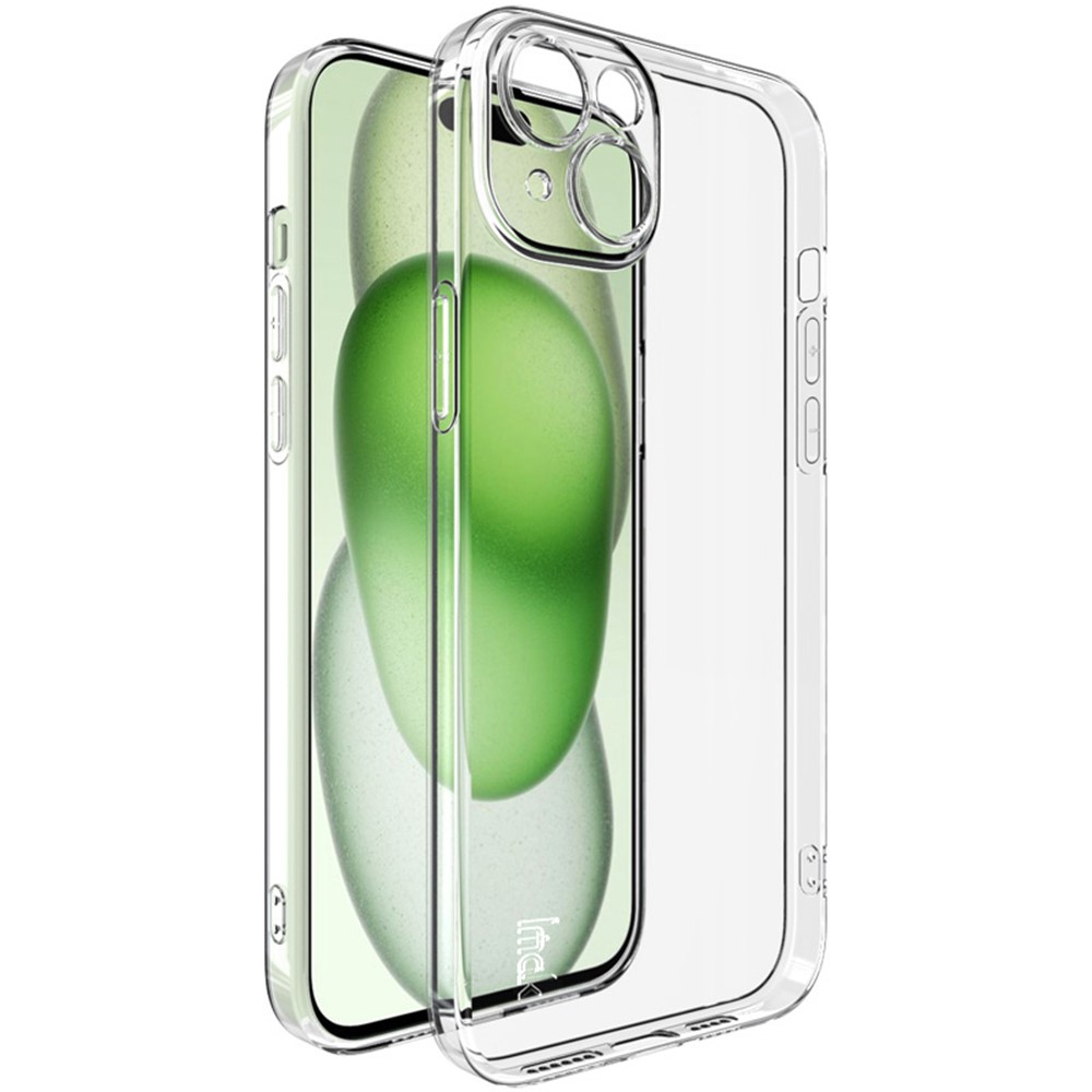 IMAK UX-5 Series for iPhone 15 Plus Case TPU Transparent Protective Phone Cover