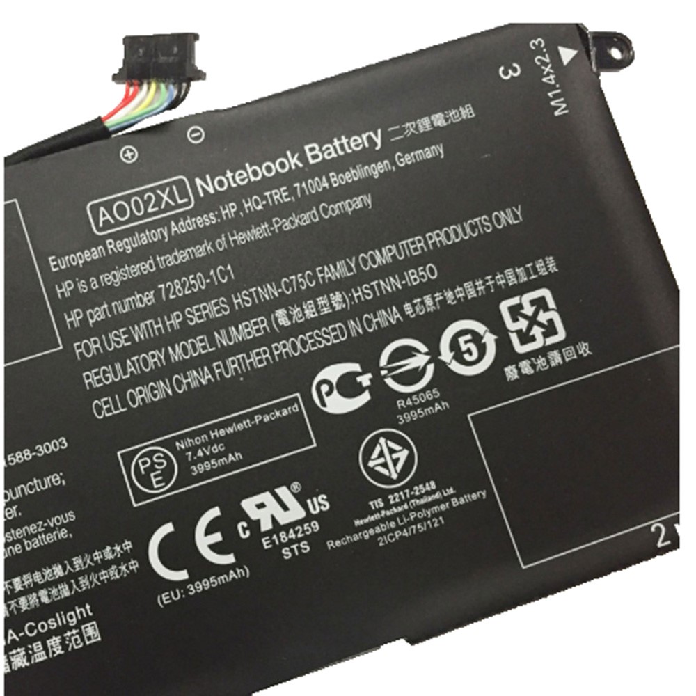 OEM 7.4V 36wh 3995mah A002XL Parte Reparo Da Bateria Para HP Elitepad 1000 G2 HSTNN-LB5O-2